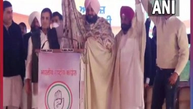 India News | Charanjit Singh Channi Will Be Congress CM Candidate for Upcoming Punjab Polls: Rahul Gandhi