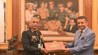 World News | Oman Defence Ministry's Secretary-General Calls on Army Chief General MM Naravane, Discusses Bilateral Defence Cooperation