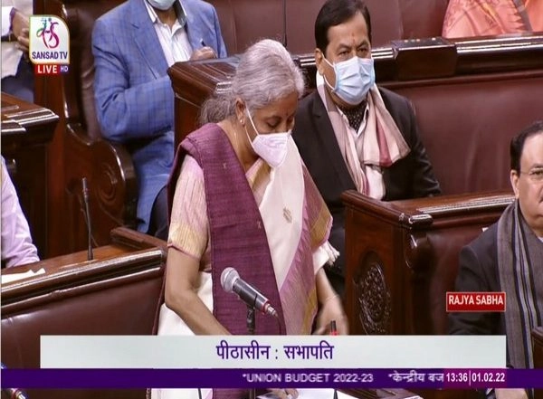 India News | Sitharaman Tables Union Budget, Finance Bill 2022 in Rajya Sabha