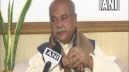 India News | Union Min Narendra Singh Tomar Hails Increase in Allocation for Agriculture in Budget