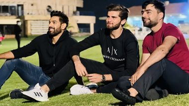 PSL 2022: Rashid Khan Tags Himself and Teammates Haris Rauf, Shaheen Shah Afridi As ‘3 Idiots’ in Hilarious Picture