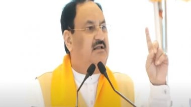India News | JP Nadda Bashes SP Supremo for Harbouring Terrorists, Withdrawing Cases Against Them