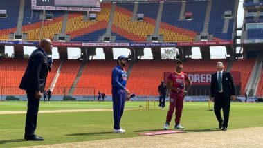 IND vs WI 2nd ODI 2022 Toss Report & Playing XI Update: Nicholas Pooran Leads West Indies in Absence of Kieron Pollard, Opts to Bowl; India Include KL Rahul in Place of Ishan Kishan