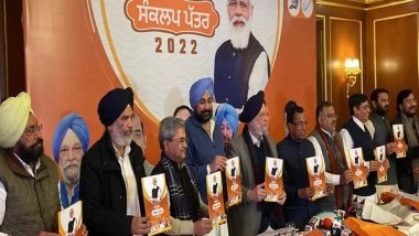 India News | BJP-PLC-SAD(S) Alliance Releases Manifesto for Punjab Assembly Polls
