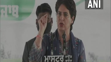 Punjab Assembly Elections 2022: AAP Has Emerged From RSS, Leaders Owe Their Allegiance to BJP, Alleges Priyanka Gandhi Vadra