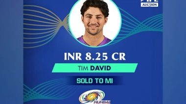Sports News | There Will Be Pressure on Tim David when He Plays for Mumbai Indians, Says Watson