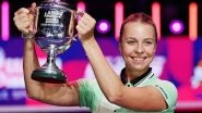 Sports News | Anett Kontaveit Sinks Maria Sakkari for St Petersburg Title