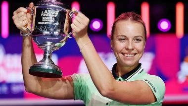 Sports News | Anett Kontaveit Sinks Maria Sakkari for St Petersburg Title