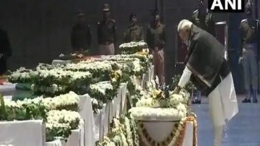 India News | PM Modi Pays Homage to Personnel Killed in Pulwama Attack, Says Their Supreme Sacrifice Motivate Every Indian