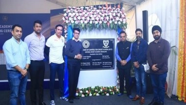Sports News | BCCI Office Bearers Lay Foundation Stone for New NCA