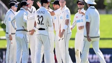 Sports News | NZ Vs SA, 1st Test: 13 Wickets Fall on Day 1; Proteas Bundled out for 95 as Hosts Take Lead