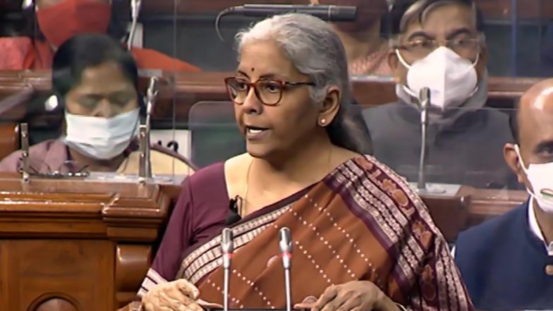 Union Budget 2022: FM Nirmala Sitharaman Starts Presenting Budget at Parliament