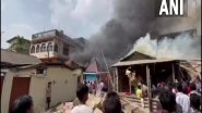 India News | Assam: Massive Fire Breaks out in Bokajan Market Area in Karbi Anglong