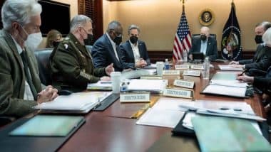 World News | Biden Holds National Security Council Meeting on Ukraine Situation