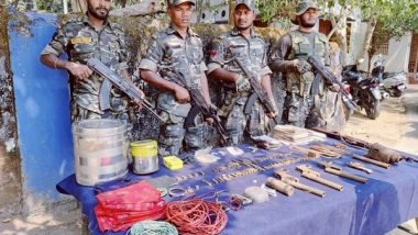 India News | Odisha: Security Forces Recover IEDs, Maoist Literature, Weapons