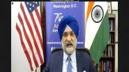 World News | India-US Capabilities Can Be Combined for Producing Affordable Vaccines: Envoy Sandhu