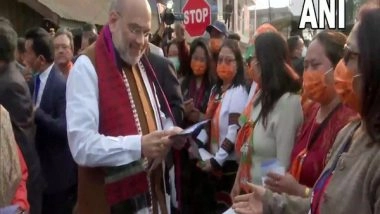 India News | Amit Shah Holds Door-to-door Campaign in Manipur's Churachandpur