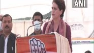 India News | BJP is Govt of Rich, There is No Hearing of Poor: Priyanka Gandhi Vadra