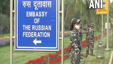 Russia-Ukraine Conflict: Worried Parents Hold Demonstration Outside Russian Embassy in Delhi, Seek Safe Evacuation of Their Children From Ukraine