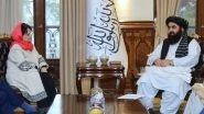 World News | Kabul: UN Special Envoy Meets Acting Taliban Foreign Minister, Discusses Rights of Afghans