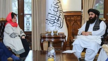 World News | Kabul: UN Special Envoy Meets Acting Taliban Foreign Minister, Discusses Rights of Afghans