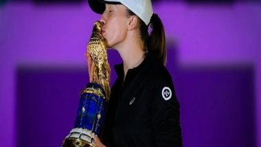 Sports News | Qatar Open: Iga Swiatek Dominates Anett Kontaveit to Capture Singles Title