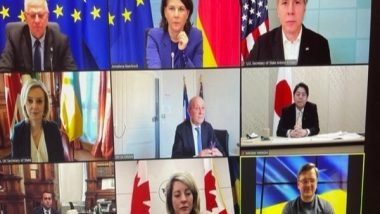 World News | Blinken, G7 FMs Speak with Ukrainian FM Kuleba, Express 'united Support for Ukraine'