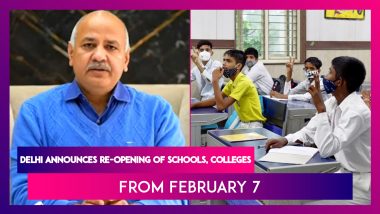 Delhi Announces Re-Opening Of Schools, Colleges From February 7