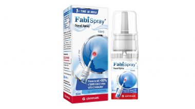 FabiSpray: COVID-19 First Nasal Spray by Glenmark for Treating Adult Patients Launched in India