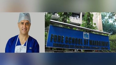 Business News | Dr. Devi Shetty Urges to 'Think Different' at the Second Lecture of Global Leadership Series Organised by FORE School of Management