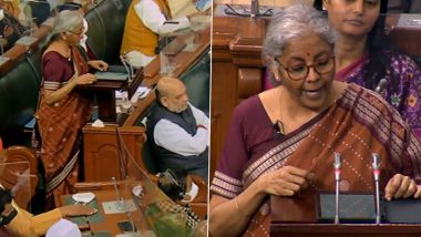 Union Budget 2022: Battery Swapping Policy for Electric Vehicle Charging Stations, Says FM Nirmala Sitharaman