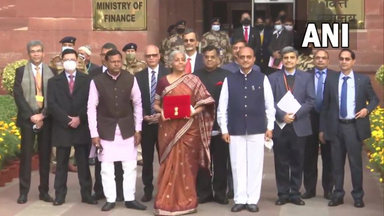 Union Budget 2022: Finance Minister Nirmala Sitharaman Leaves From Ministry of Finance, Budget Speech at 11 AM Today