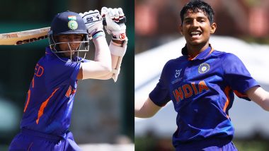 Yash Dhull, SK Rasheed Power India to 290/5 Against Australia in ICC U19 World Cup 2022 Semifinal
