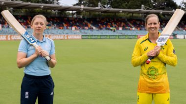 Australia Women vs England Women 1st ODI Live Streaming Online: How To Watch AUS W vs ENG W Women’s Ashes Cricket Match Free Live Telecast in India?