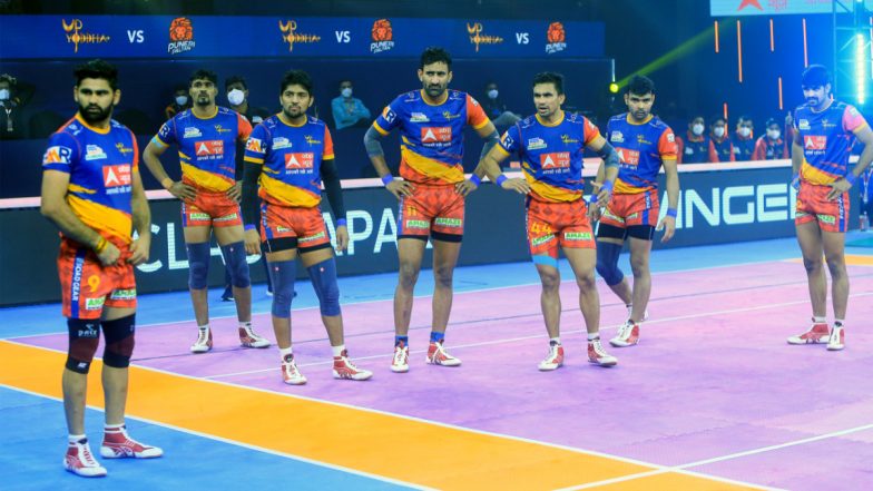 UP Yoddha vs Telugu Titans, PKL 2021–22 Live Streaming Online on Disney+ Hotstar: Watch Free Telecast of Pro Kabaddi League Season 8 on TV and Online