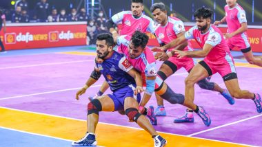 Jaipur Pink Panthers vs Haryana Steelers, PKL 2021–22 Live Streaming Online on Disney+ Hotstar: Watch Free Telecast of Pro Kabaddi League Season 8 on TV and Online