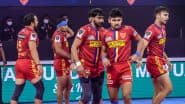 Dabang Delhi vs UP Yoddha, PKL 2021–22 Live Streaming Online on Disney+ Hotstar: Watch Free Telecast of Pro Kabaddi League Season 8 on TV and Online