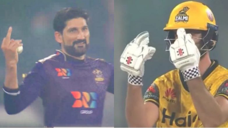 Ben Cutting, Sohail Tanvir Exchange Middle Finger Gestures During Peshawar Zalmi vs Quetta Gladiators PSL 2022 Match (See Pics)