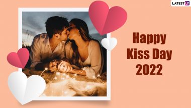 Happy Kiss Day 2022 Wishes & Greetings: Share Romantic WhatsApp Messages, Heartfelt Quotes, Lovely SMS on Love and HD Wallpapers With Your Sweetheart