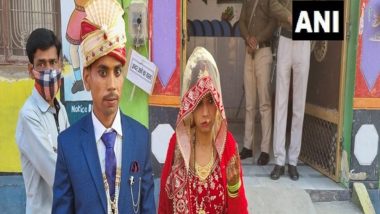 Uttar Pradesh Assembly Elections 2022: Newly-Wed Bride Casts Vote in Firozabad