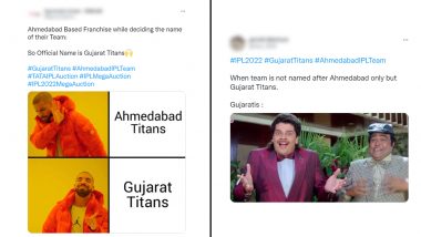 Ahmedabad IPL Team aka Gujarat Titans Funny Memes & Jokes Go Viral and It Has To Do With New Franchise's Name!