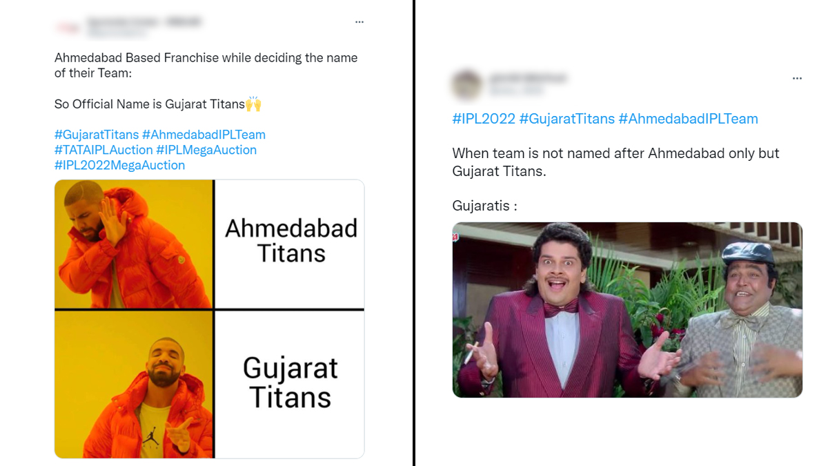 Ahmedabad IPL Team aka Gujarat Titans Funny Memes & Jokes Go Viral and It  Has To Do With New Franchise's Name! | 👍 LatestLY
