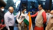 India News | Over 100 Students Return from Ukraine, Gujarat CM Patel Greets Them