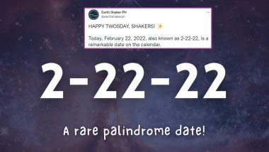 Happy Twosday 2022! Know The Significance of Unique 2.22.22 Date And Netizens' Reactions to Palindrome Date