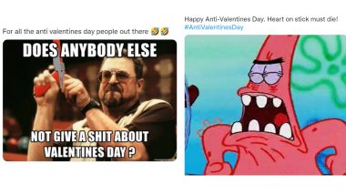 Anti-Valentine Week 2022 Funny Memes: Singles Celebrate the Anti-Love Week by Sharing Jokes, Puns and Hilarious Jokes That Will Make You Laugh Like a Drain!