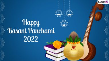 Basant Panchami 2022 Greetings & Saraswati Puja Messages: Celebrate Vasant Panchami With Quotes, WhatsApp Status, SMS and Beautiful Images for Facebook and Telegram