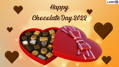 Happy Chocolate Day 2022 Greetings & HD Images: WhatsApp Stickers, GIFs, Wallpapers, SMS and Quote To Celebrate Sweet Love During Valentine’s Week