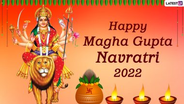 Magha Gupta Navratri 2022 Wishes: WhatsApp Messages, Images, Goddess Durga HD Wallpapers and Greetings for the Nine-Day Hindu Festival