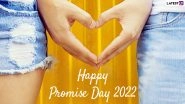 Promise Day 2022 Images & HD Wallpapers for Free Download Online: Wish Happy Promise Day With WhatsApp Stickers, GIF Greetings and Quotes on Fifth Day of Valentine&rsquo;s Week