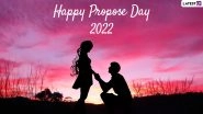 Propose Day 2022 Images & HD Wallpapers for Free Download Online: Wish Happy Propose Day With New WhatsApp Stickers, GIF Greetings and Quotes During the Valentine&rsquo;s Week